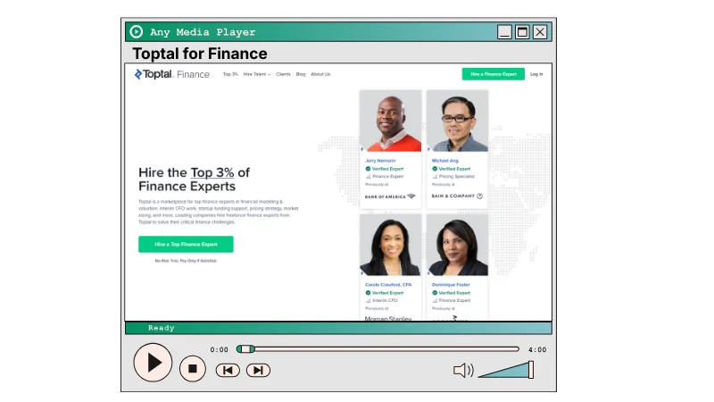 Toptal for Finance - Staff Outsourcing Solutions