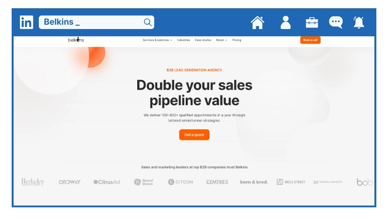 Belkins - LinkedIn Lead Generation Agency