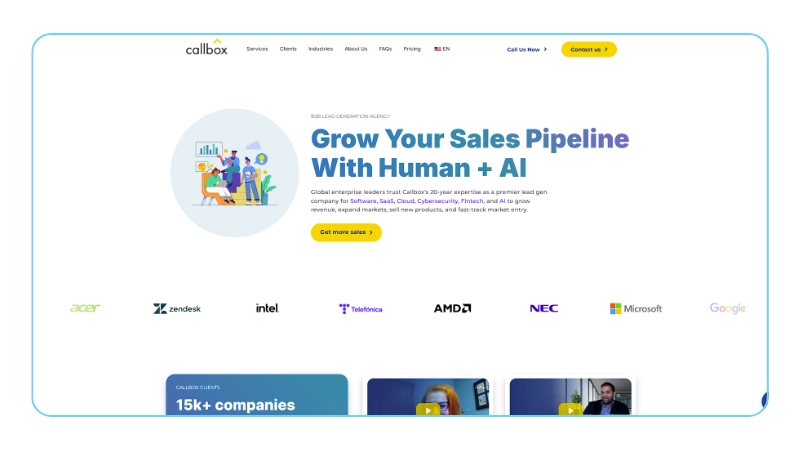Callbox- Leading Sales as a Service Providers for B2B Growth