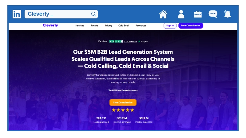 Cleverly - LinkedIn Lead Generation Agency