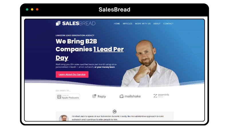 SalesBread - SDR Agency for SaaS