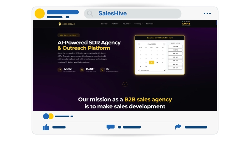 SalesHive - Cold Calling Service Provider