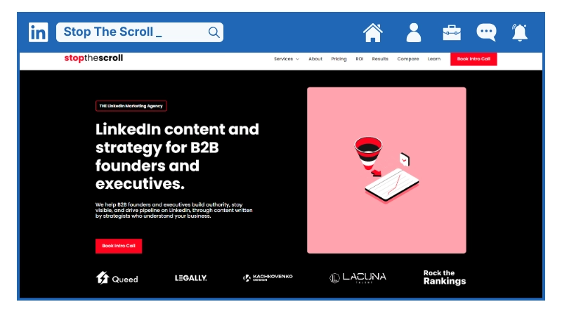 Stop The Scroll - LinkedIn Lead Generation Agency