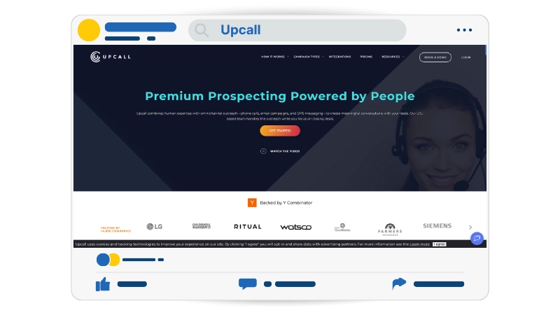 Upcall - Cold Calling Service Provider