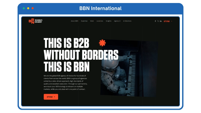 BBN international as one of the top ABM agencies