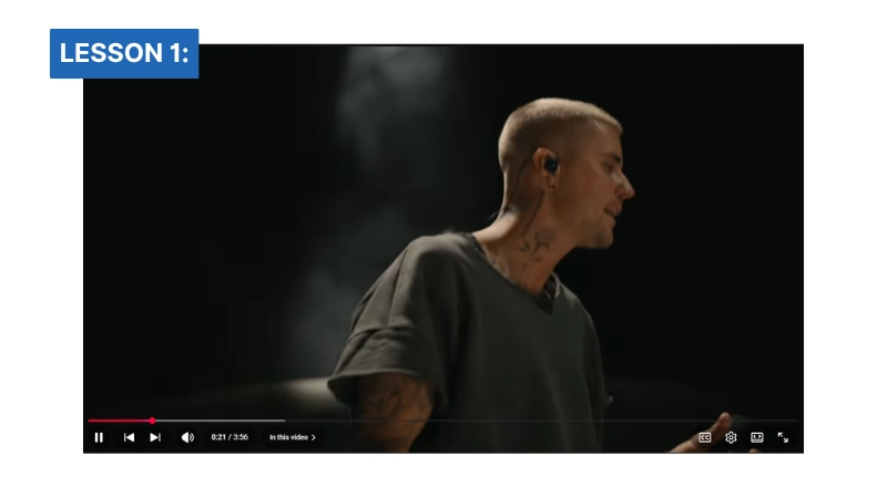 Justin Bieber live in Youtube while in Coachella