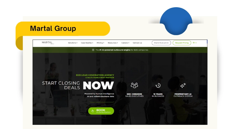 Martal Group - Lead Generation Services for Expanding Companies