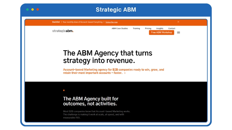 Strategic ABM as one of the top ABM agencies