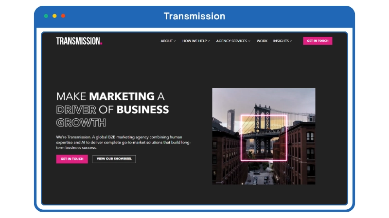 Transmission as one of the top ABM agencies