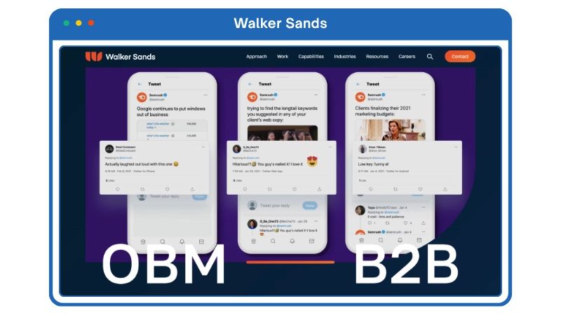 Walker Sands as one of the top ABM agencies