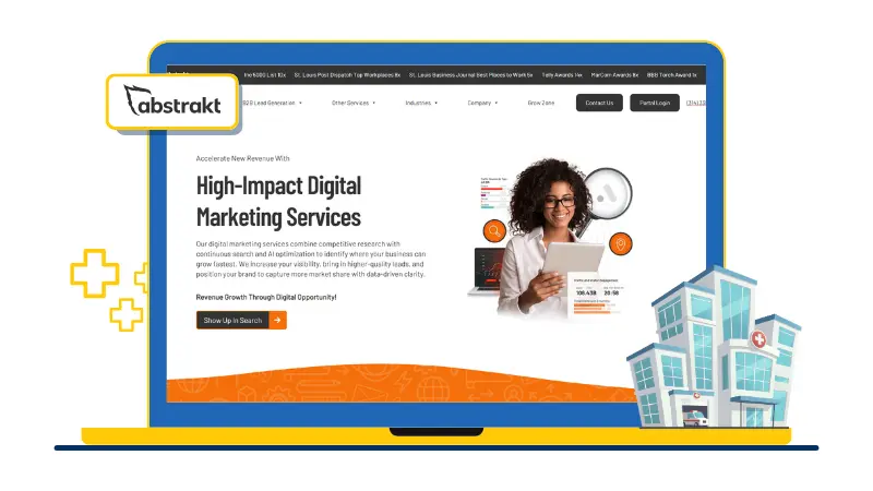 abstrakt homepage