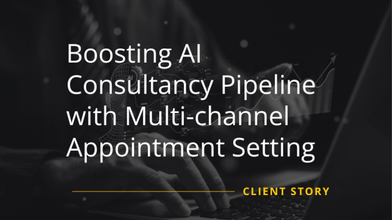 Boosting AI Tech Pipeline with Multi-channel Appointment Setting