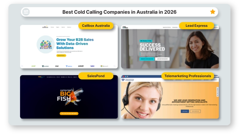 Best Cold Calling Companies in AU in 2026