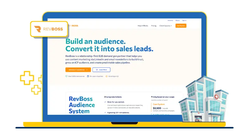 Revboss homepage