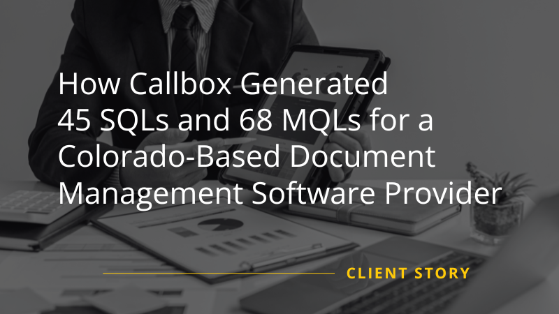 Sales Document Management Software Provider Featured