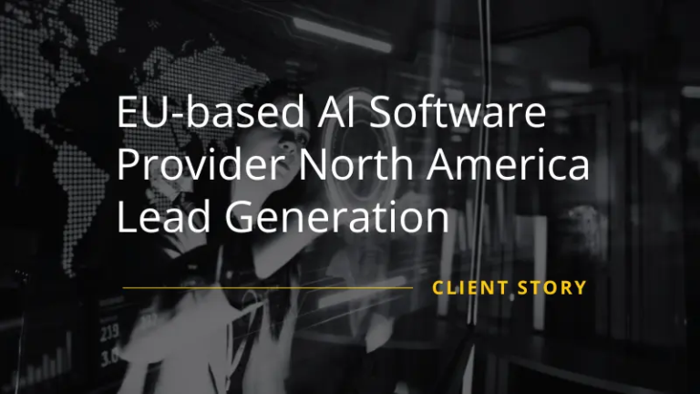 EU-based AI Software Provider Achieves 105 SQLs with Callbox