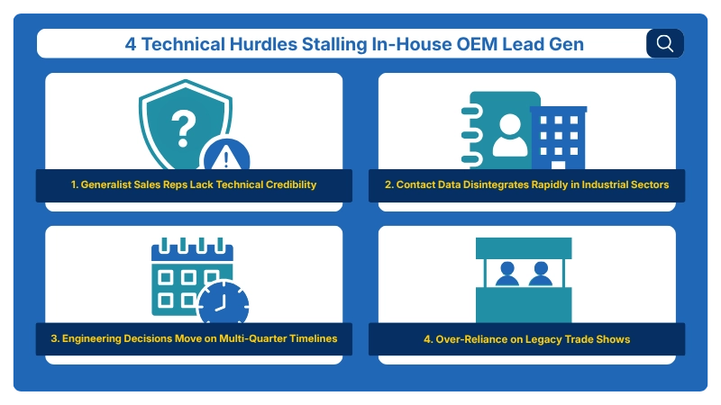 4 Technical Hurdles Stalling In-House OEM Lead Gen