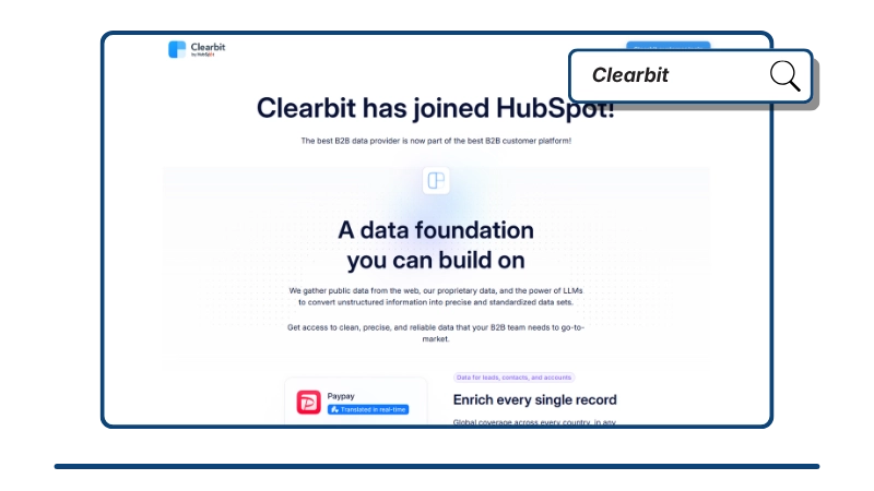 Clearbit