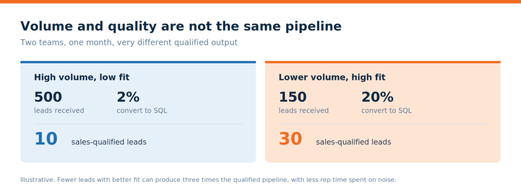 What Is the Difference Between Lead Volume and Lead Quality